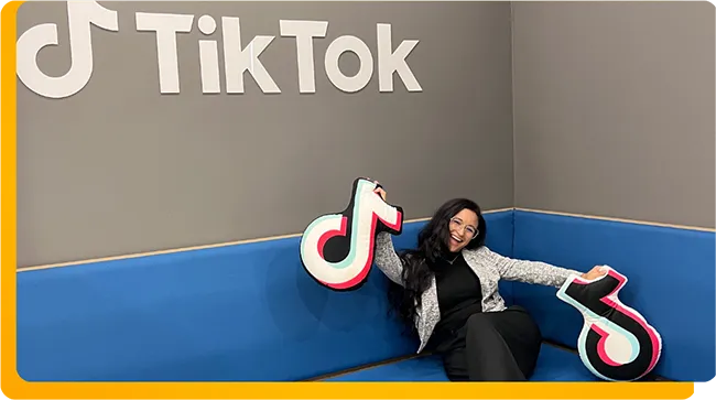 fabiola moura at tiktok office